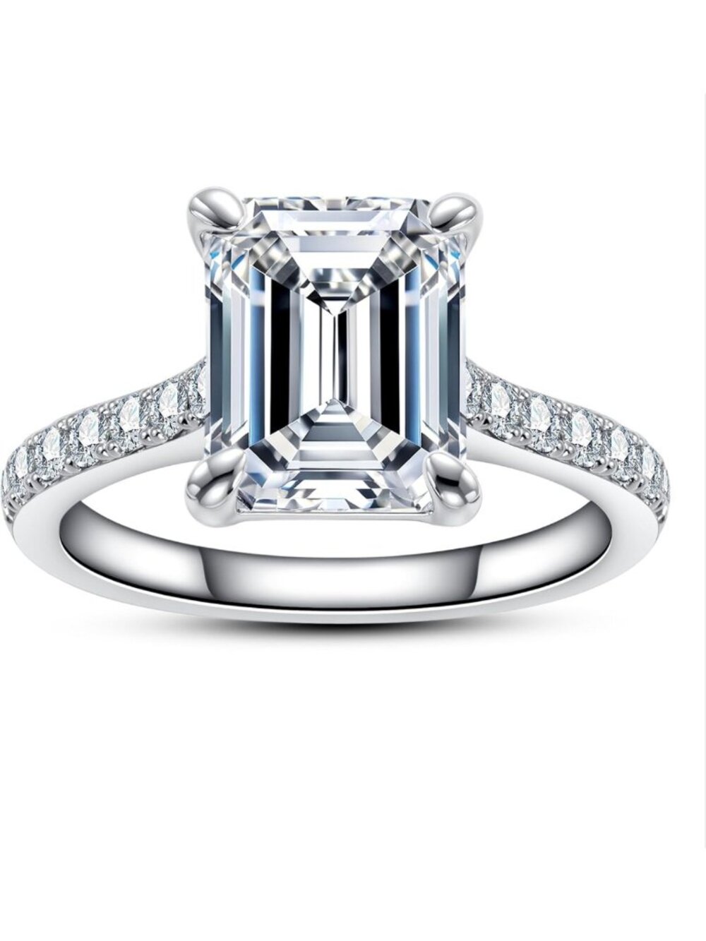 Stunning 3CT-6CT Cubic Zirconia Engagement Rings - Round, Oval & Cushion Cuts